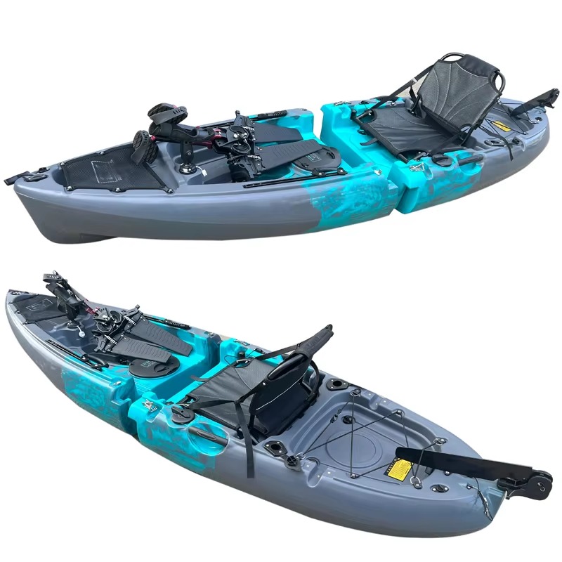 Модульный рыболовный каяк с пе – обзор и цена Fishing Kayak Pedal Drive