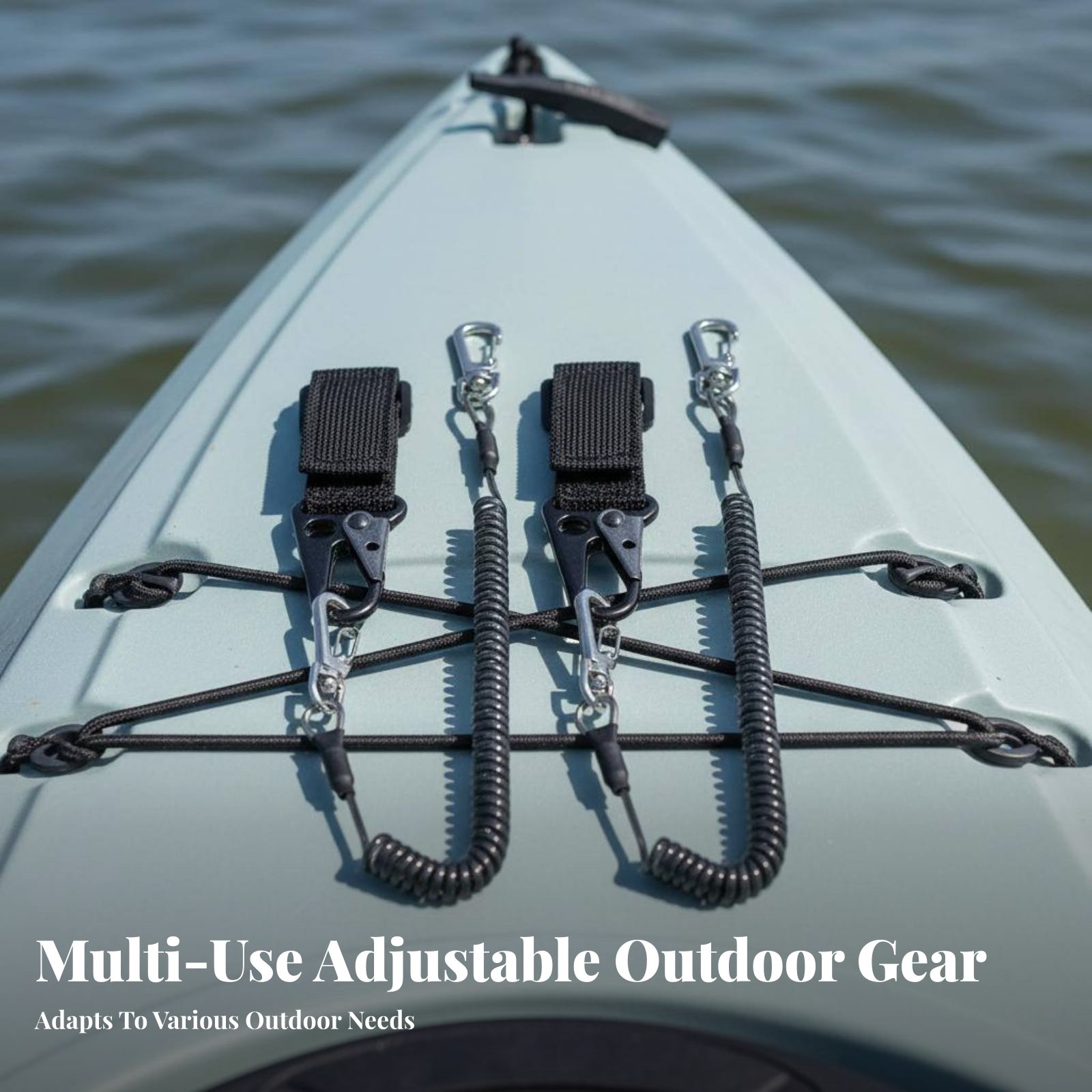 Выдвижной регулируемый спираль – обзор и цена Fishing Kayak Paddle Leash