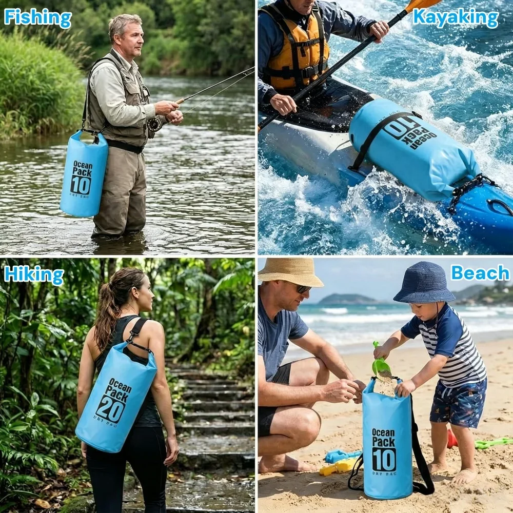 Водонепроницаемый герметичный  – обзор и цена Fishing Kayak Storage Bag