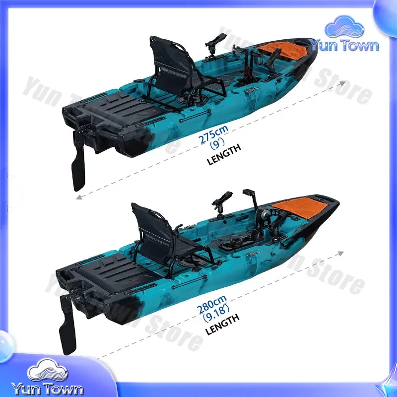 Модульный каяк 9,5 футов с пед – обзор и цена Fishing Kayak Pedal Drive